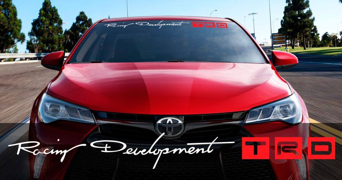 Toyota Racing Development TRD Motorsport Banner Strip Autoruit Vinyl Sticker Sticker