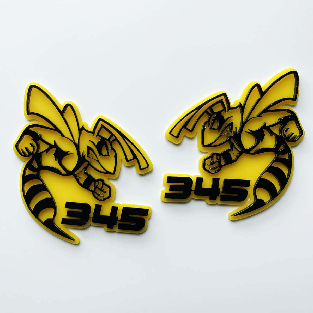Hornet Bee 345 3D-badge - Custom Fender Badges-embleem voor auto's en vrachtwagens
