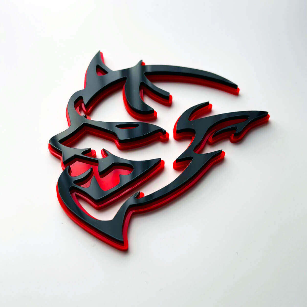Demon Style 3D Spatbordbadge Embleem voor Dodge Charger Challenger