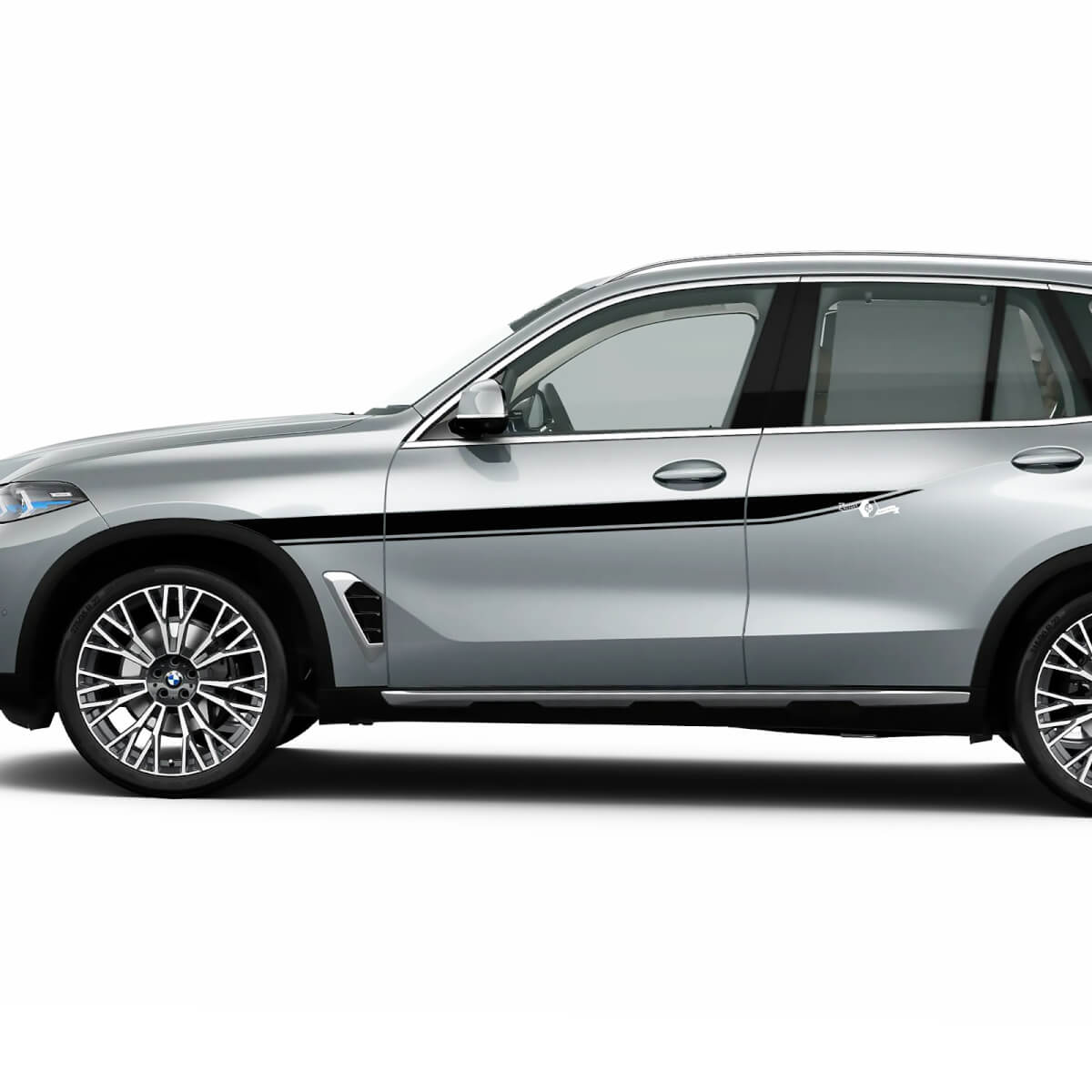 Dynamic Racing Side Stripe Sticker Decal Kit voor BMW X5 G05 - Aangepaste vinylafbeeldingen
