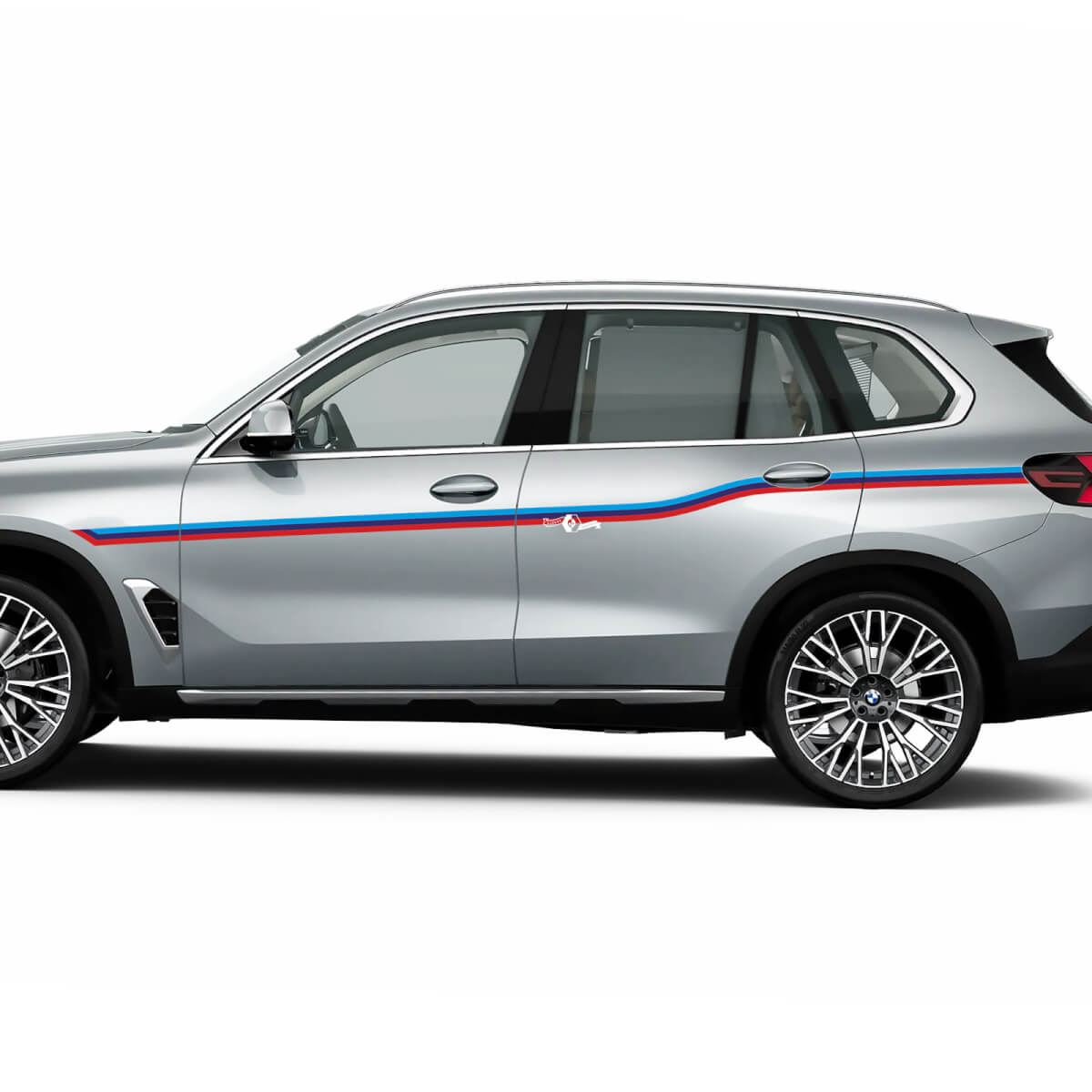 Accent Racing onderste streepstickerset voor BMW X5 G05
