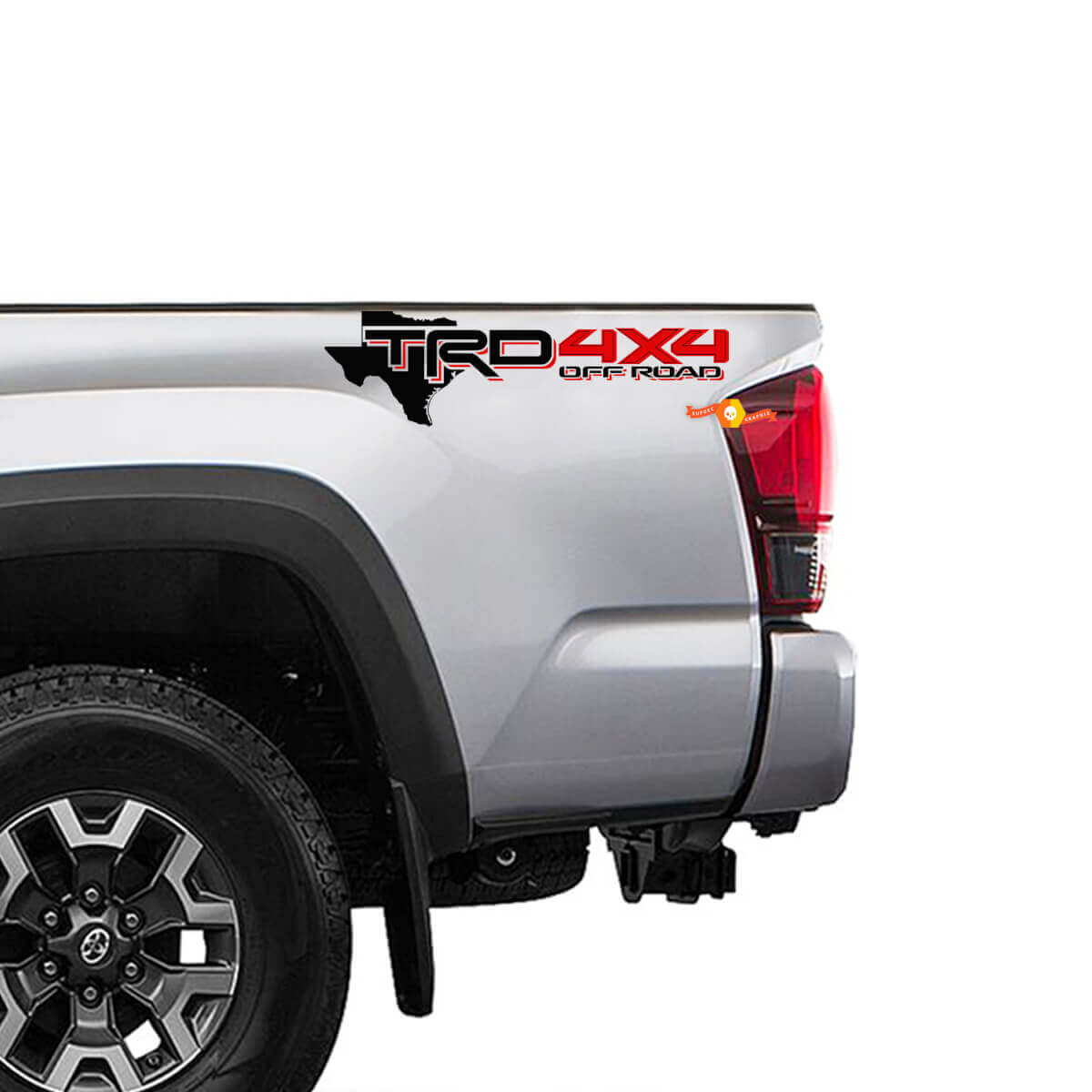 TRD 4x4 Off Road Texas-editie zijkant vinylstickers voor Toyota Tacoma Tundra