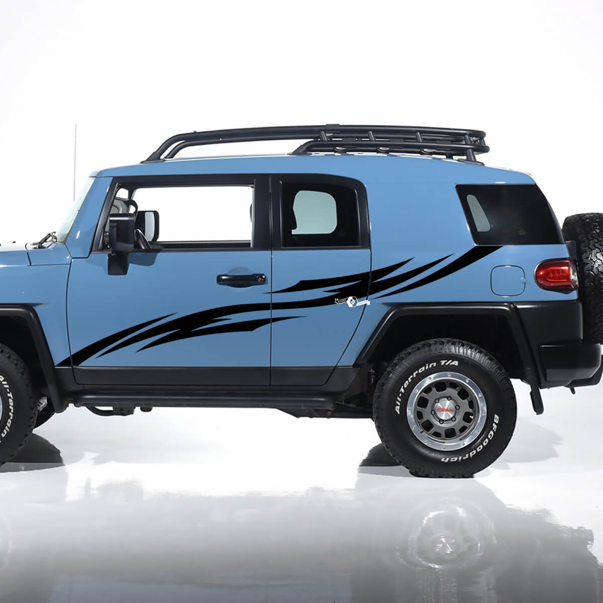 Toyota FJ Cruiser Tribal zijdeur strepen stickers Stickers Graphics - aangepaste Vinyl Kit
