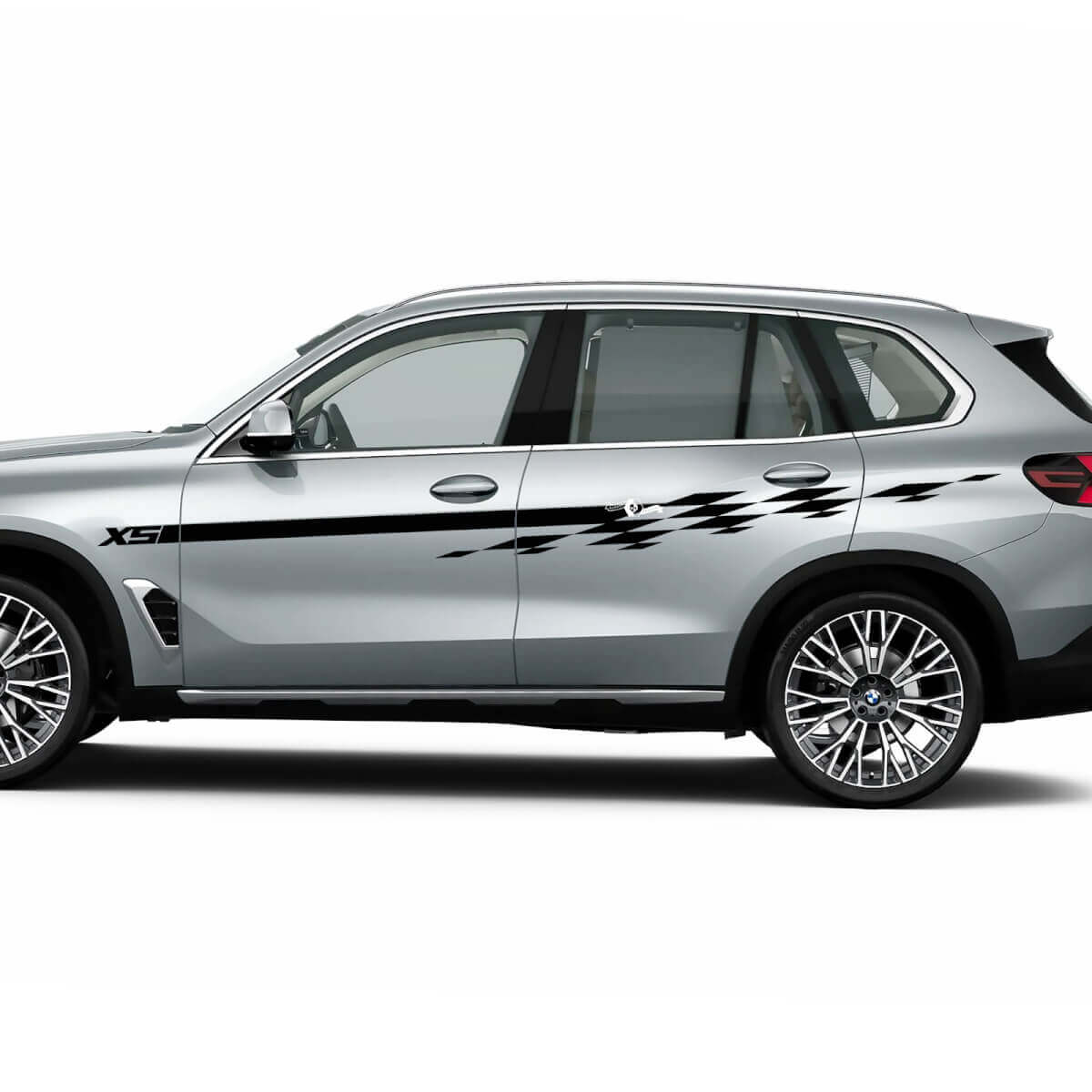 Accent Racing Geruite Strepen Decal Set voor BMW X5 G05
