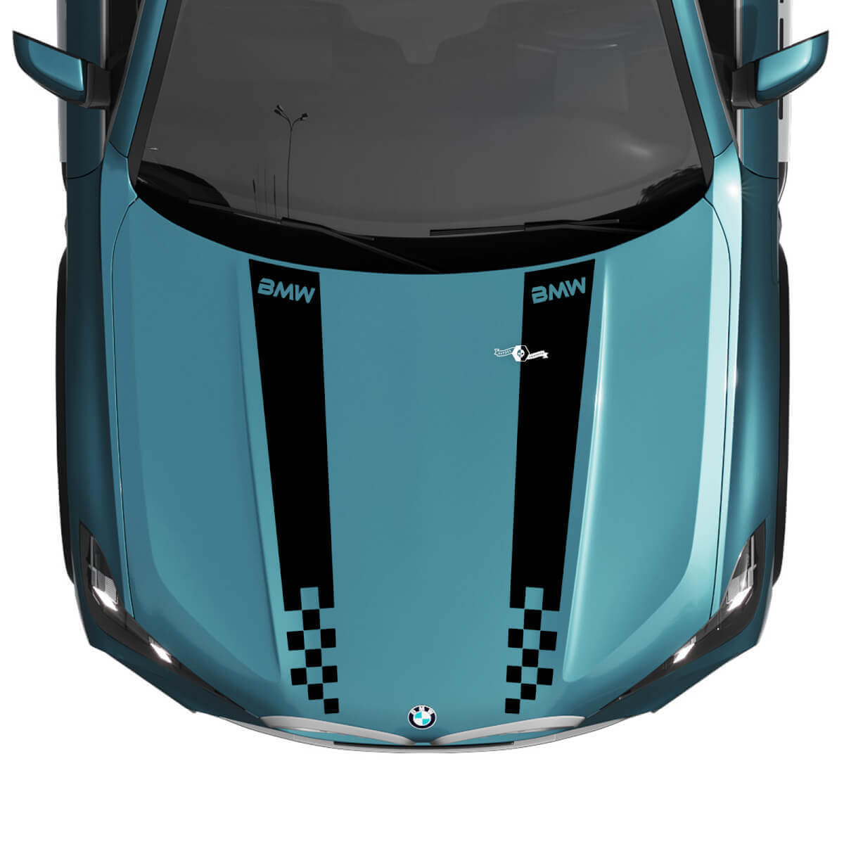 BMW X5 G05 Motorkap Ruitstrepen Decal - Vinyl M Performance