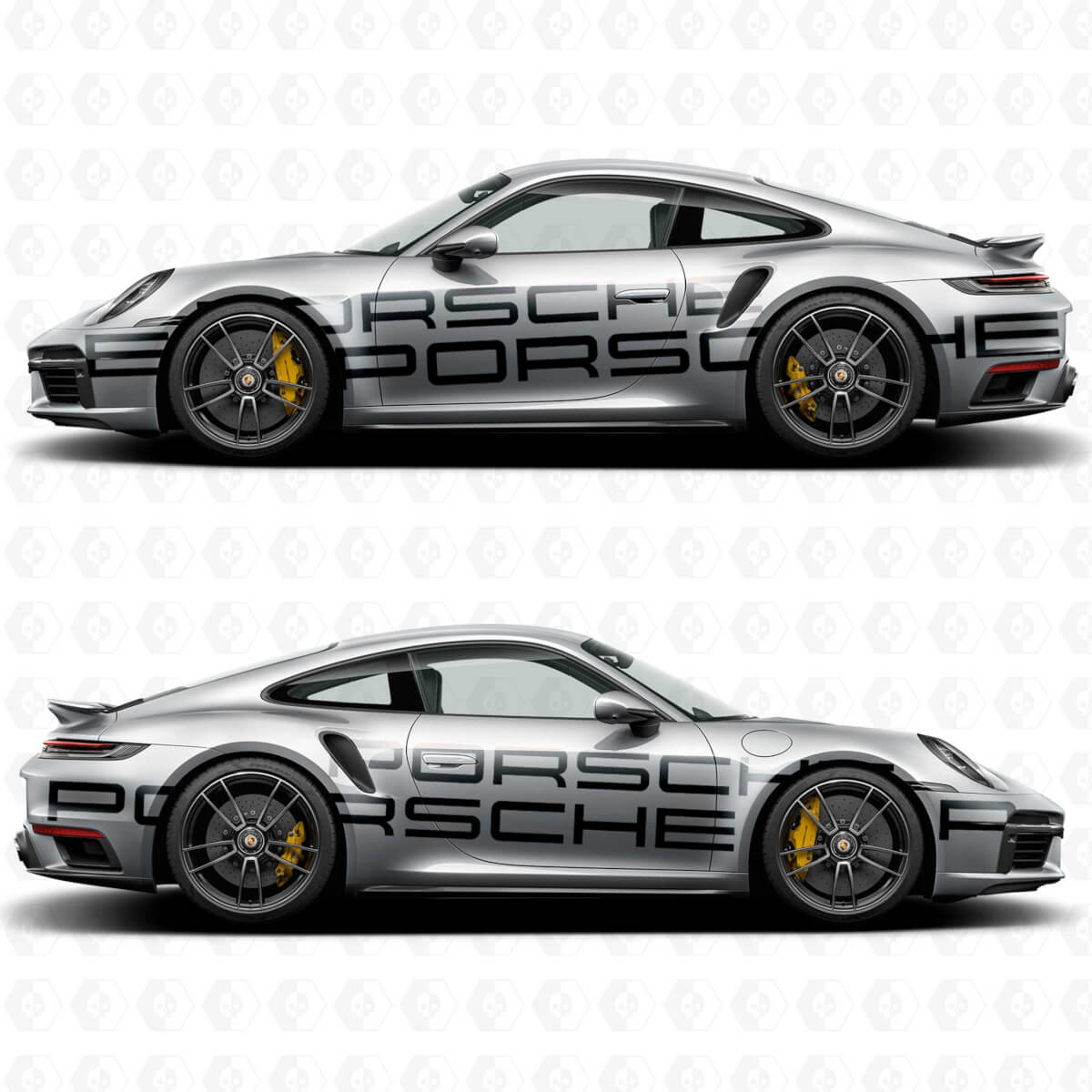Side Porsche 911 Carrera Cup Race Side Logo sticker sticker
