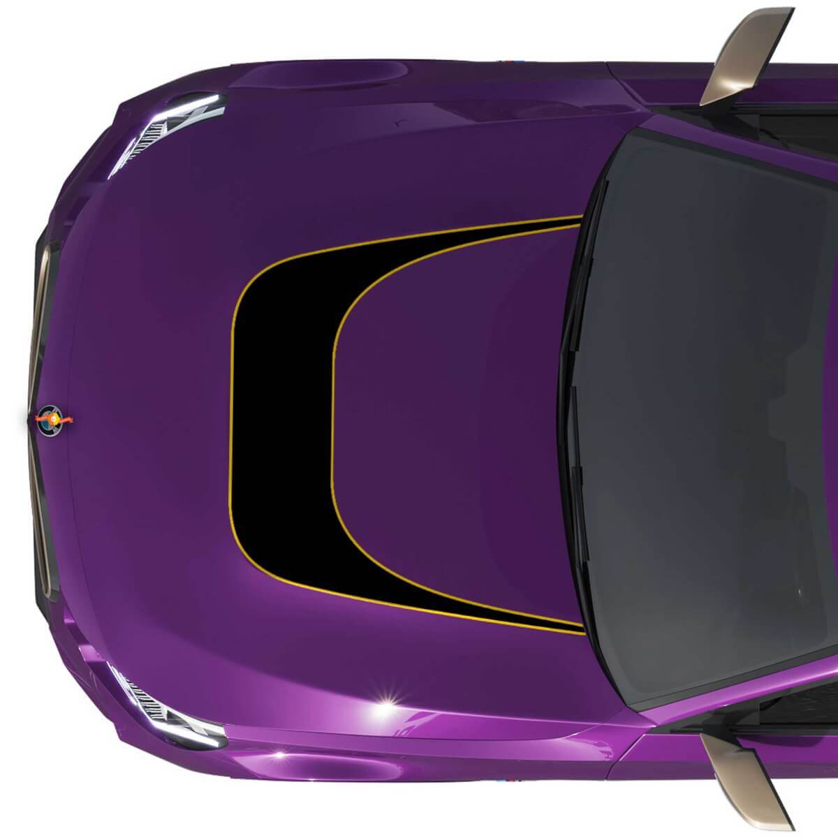 BMW M240 G42 Hood M Performance Outline sticker vinyl sticker
