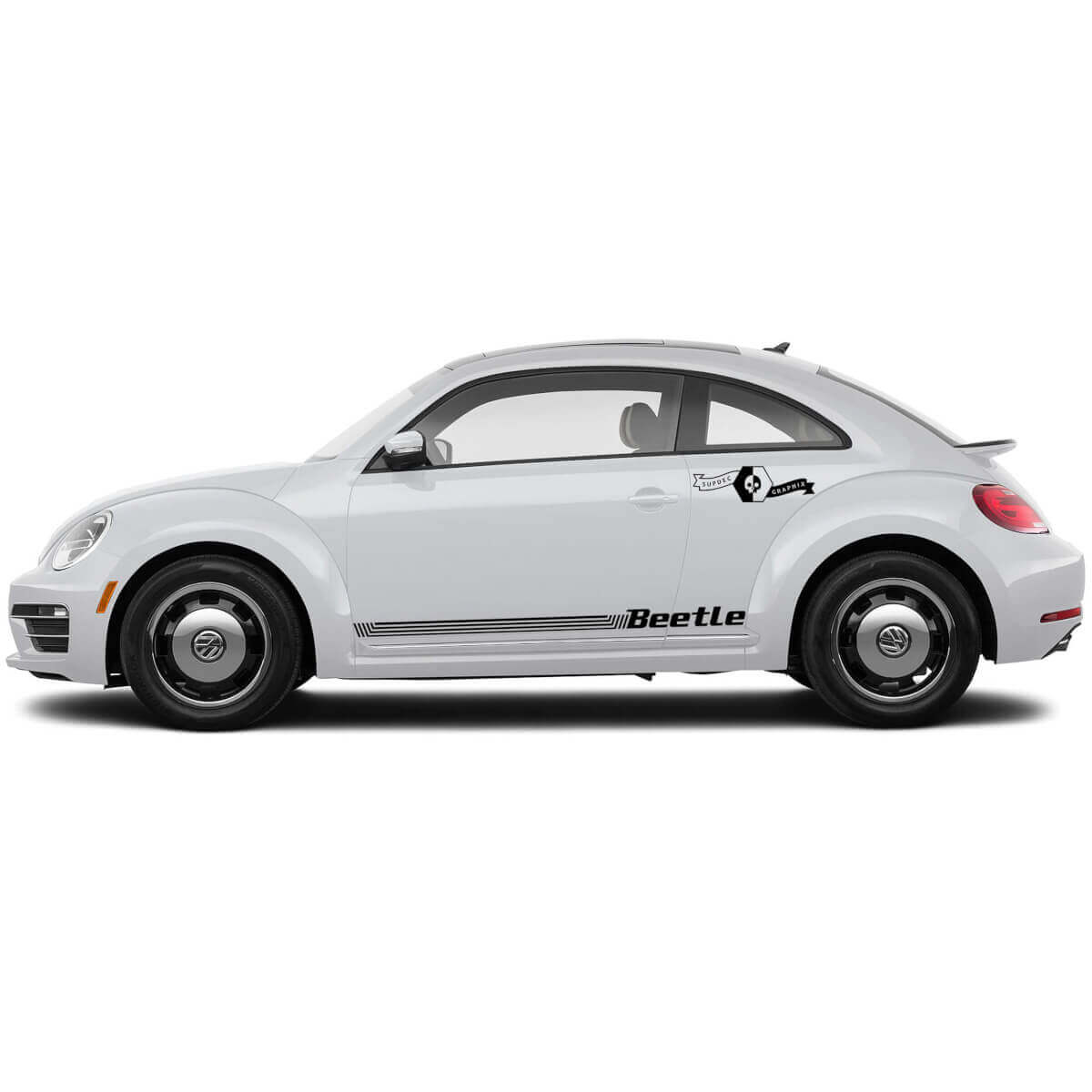 Vinyl Strepen Decal Stickers Graphics Zijdeuren Sierlijsten 7 Voor Volkswagen Beetle