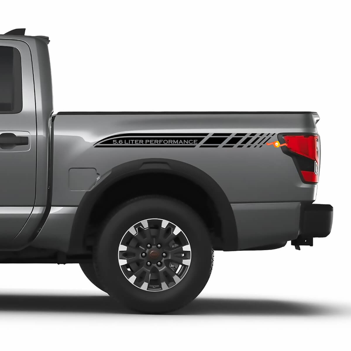Nissan Titan 5,6 L Performance Bed Side Stripes Vinyl Stickers Decals Graphics
