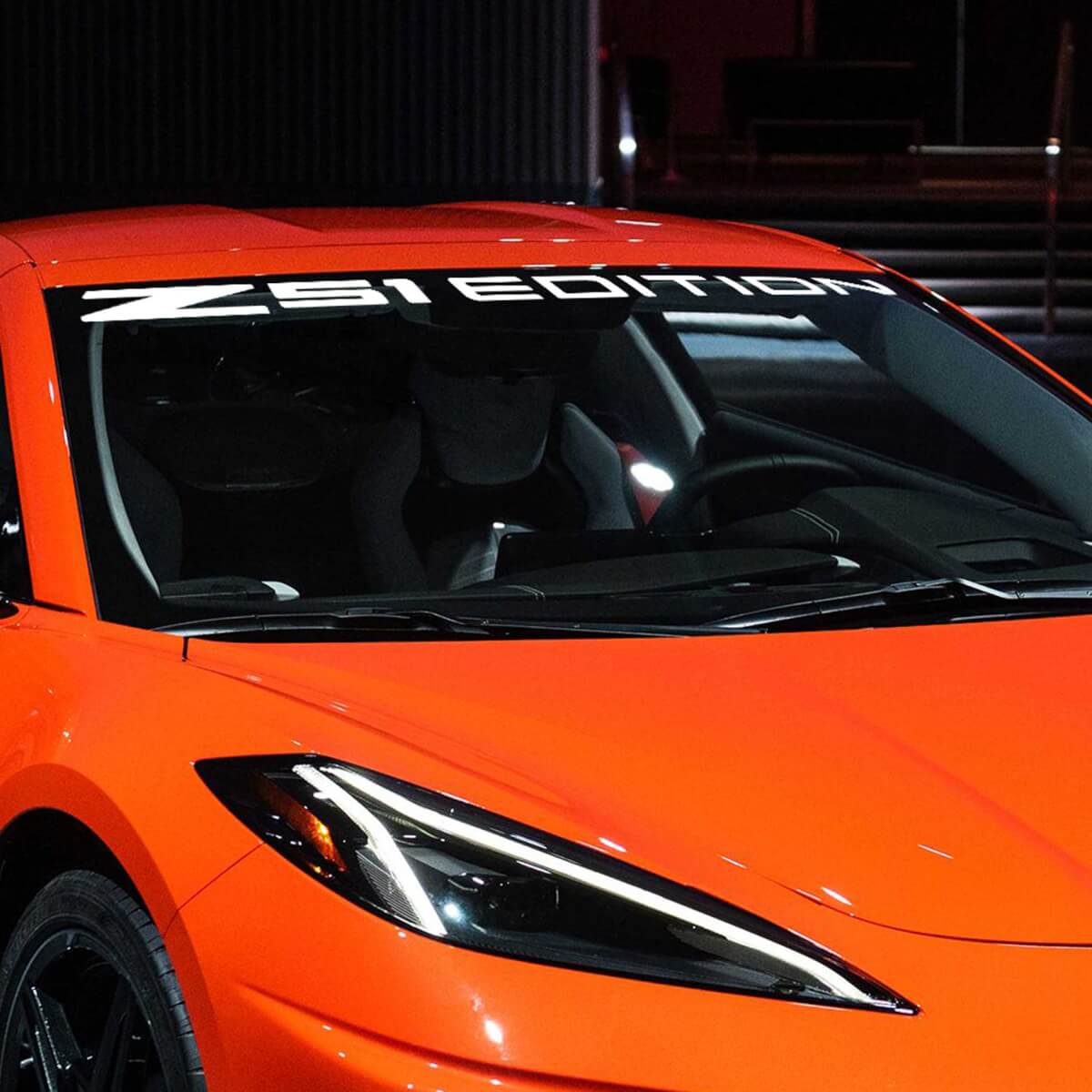 Voorruitstickers voor Chevrolet Corvette C8 Z51 vinylsticker
