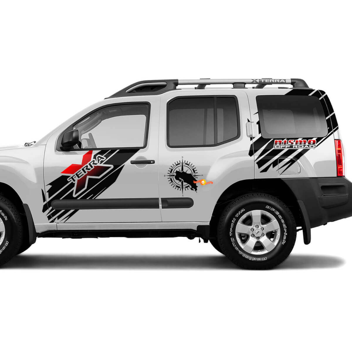 Kant Nissan Xterra Nismo Off Road Splash Graphics Vinyl Stickers Stickers
