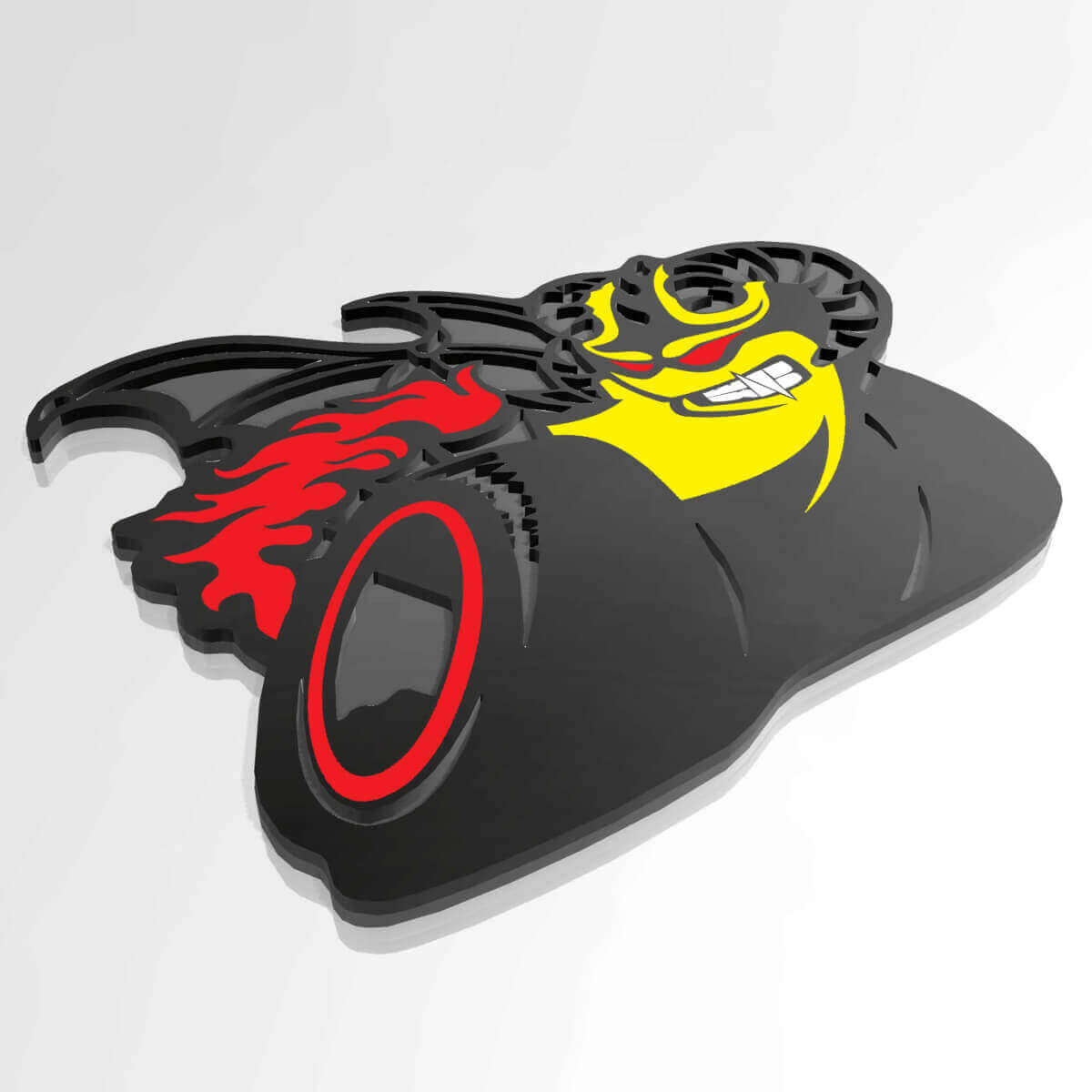 Demon Pack Fender achterklep badge-embleem voor Dodge Charger Challenger
