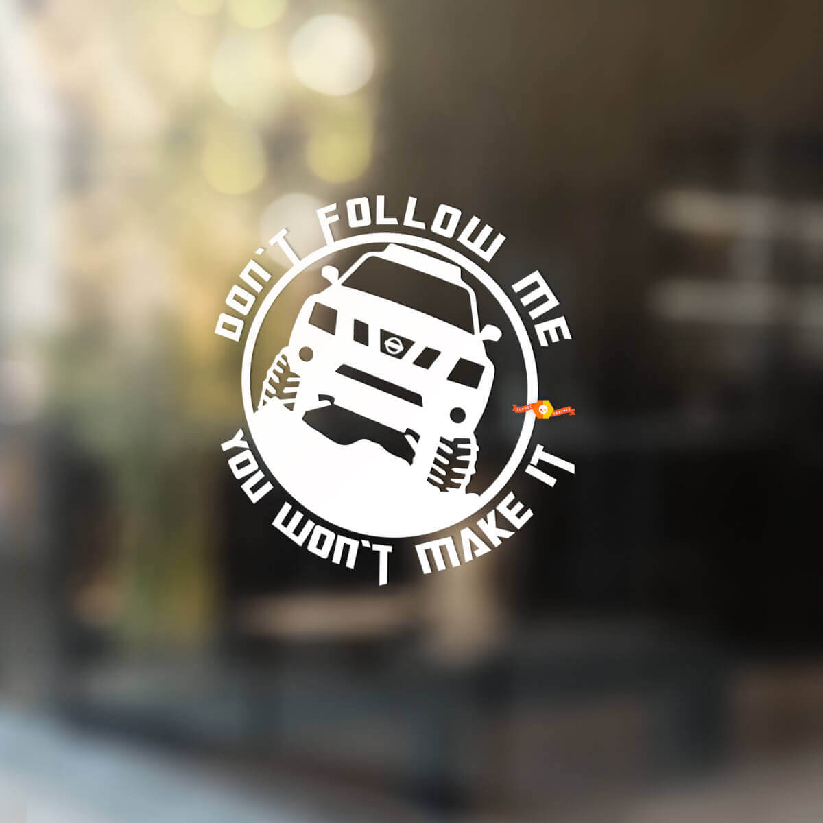 Venster plezier liefde Nissan Xterra bomen venster graphics vinyl stickers stickers
