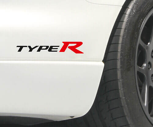 Type R stijl vinylstickers voor Honda Civic Accord Integra