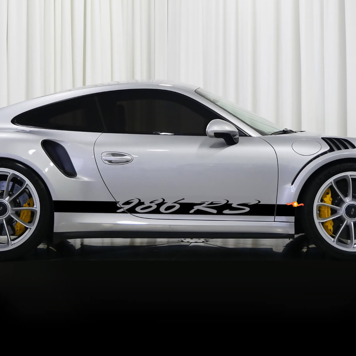 986 RS zijkaderstrip vinyl decal kit voor Porsche 986