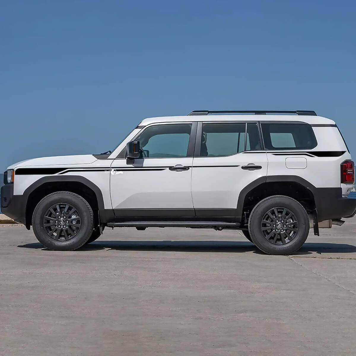 Zijdeuren Accentstrepen Decals Vinylstickers Grafisch 2 Voor Toyota Land Cruiser