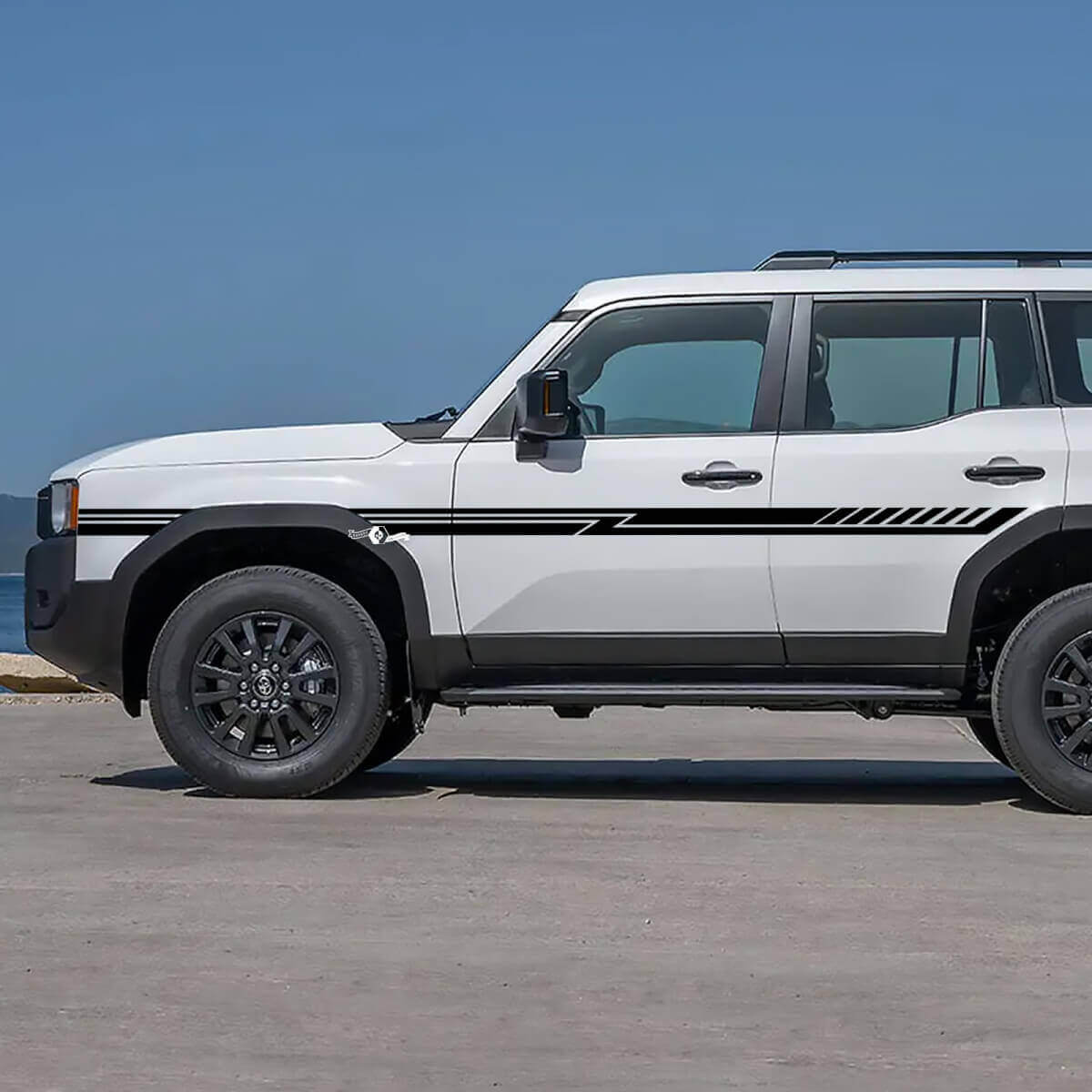 Toyota Land Cruiser Zijdeuren Accentstrepen Decals Vinyl Stickers Grafisch 3

