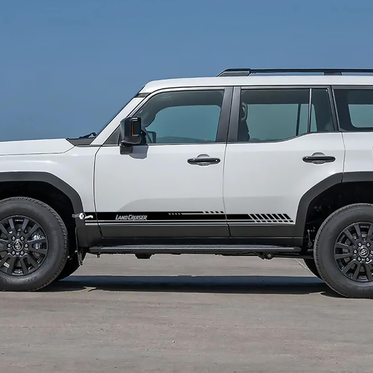 Toyota Land Cruiser zijdeuren Accent strepen stickers Vinyl Stickers afbeelding 4
