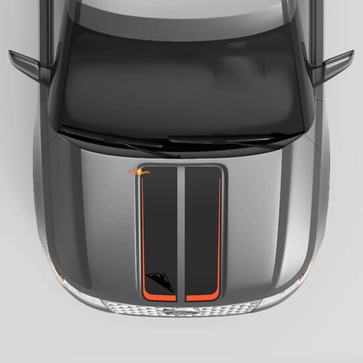 Twin Stripes Motorkap Vinyl Stickers voor Musclecar Explorer ST Timberline XLT Platinum King Ranch