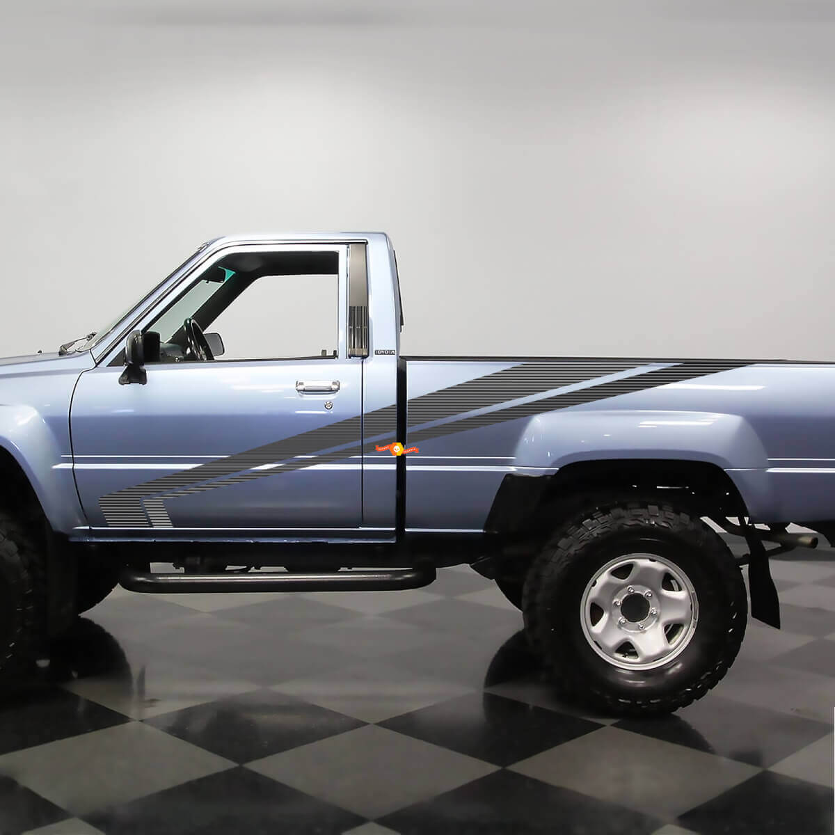 Klassieke Toyota Pickup Truck Hilux SR5 Side Stripes Vinyl Decals Stickers
