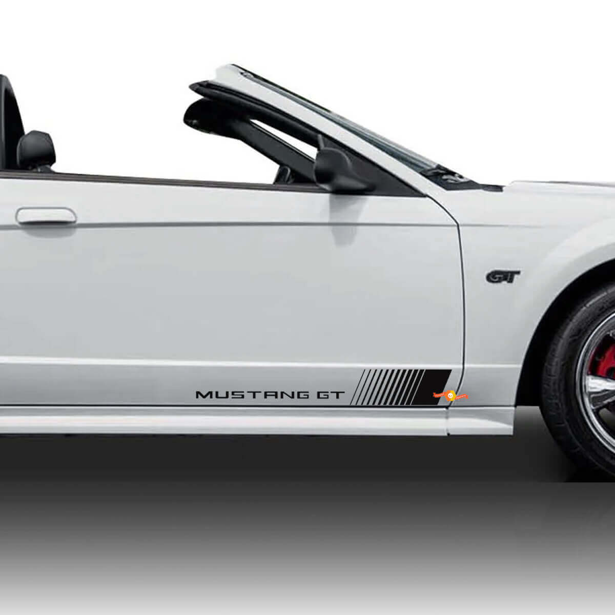 Ford Mustang GT kant rocker strepen vinyl stickers stickers graphics
