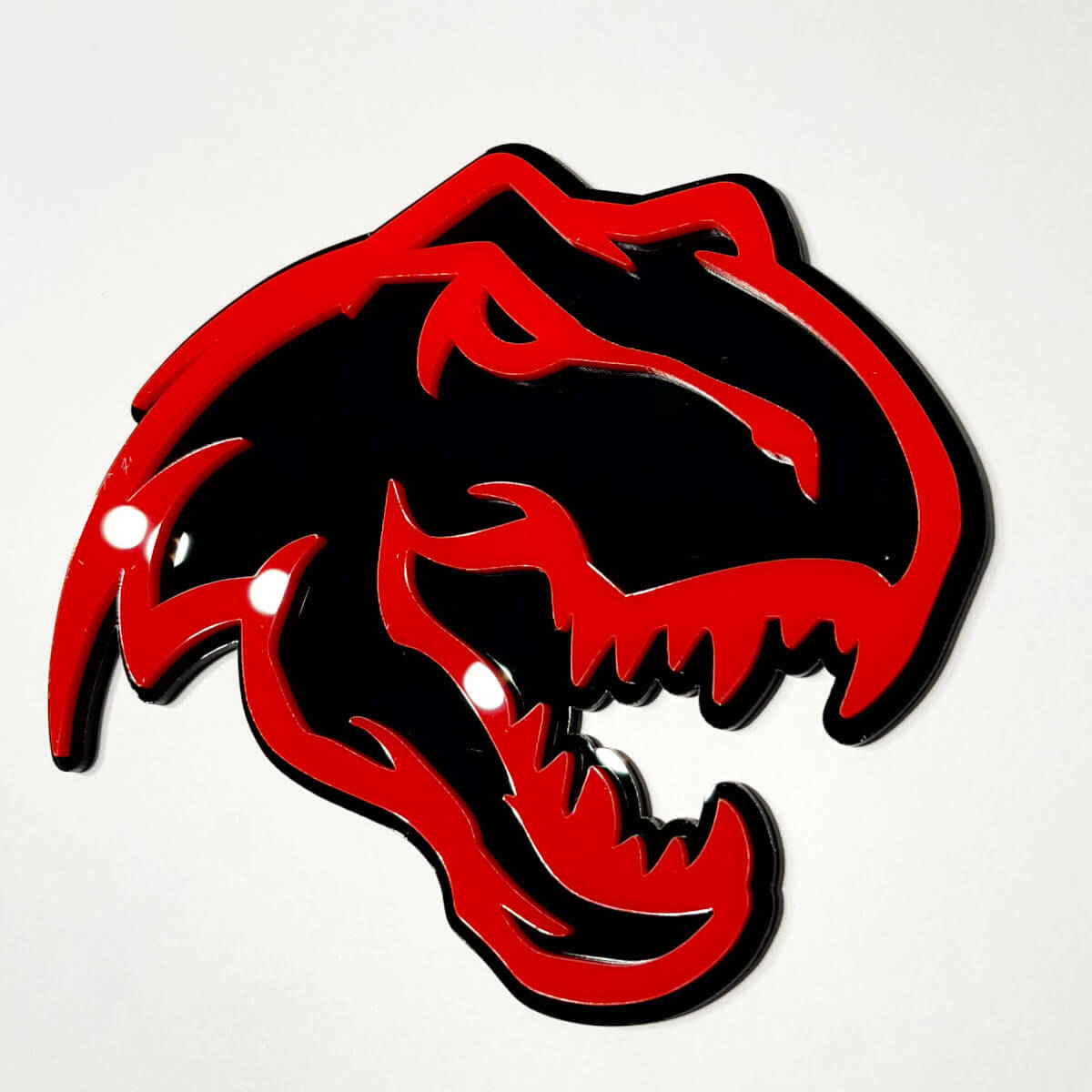 Dinosaurus T-Rex TRX 3D-badge - Aangepaste spatbordgrille achterklepbadges embleem 2
