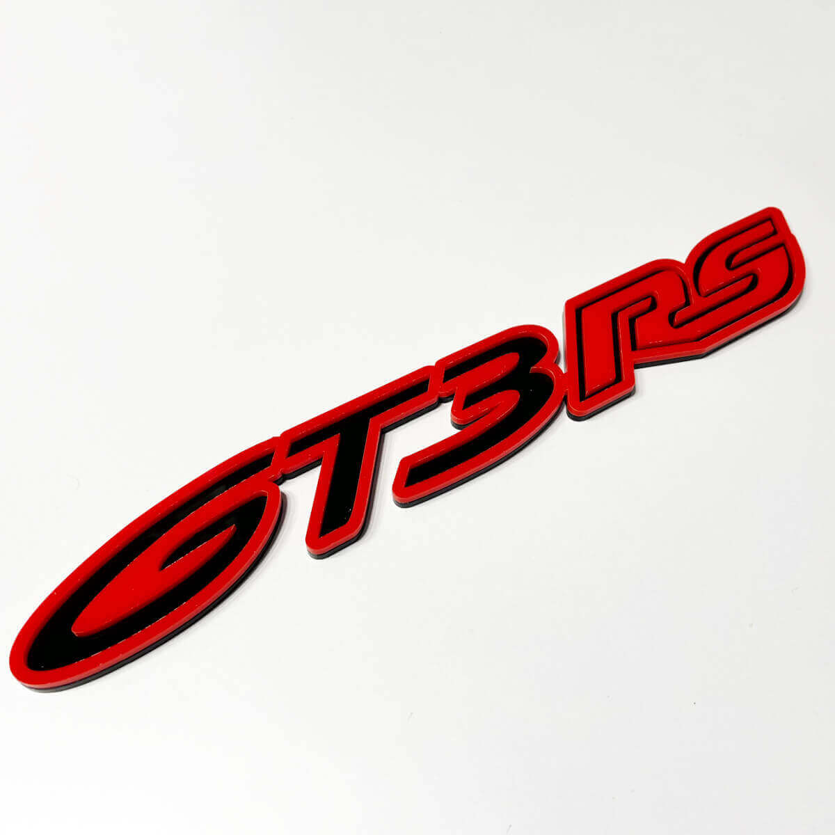 GT3 RS 3D Embleem – Custom Fender Achterklep Voorgrille Emblemen 2 voor Porsche GT3 RS