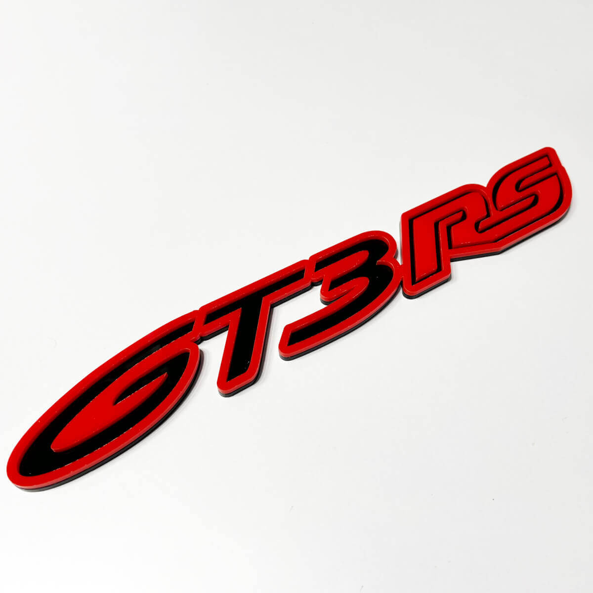 GT3 RS 3D-badge – Aangepast spatbord achterklep voorgrille badges embleem voor Porsche GT3 RS
