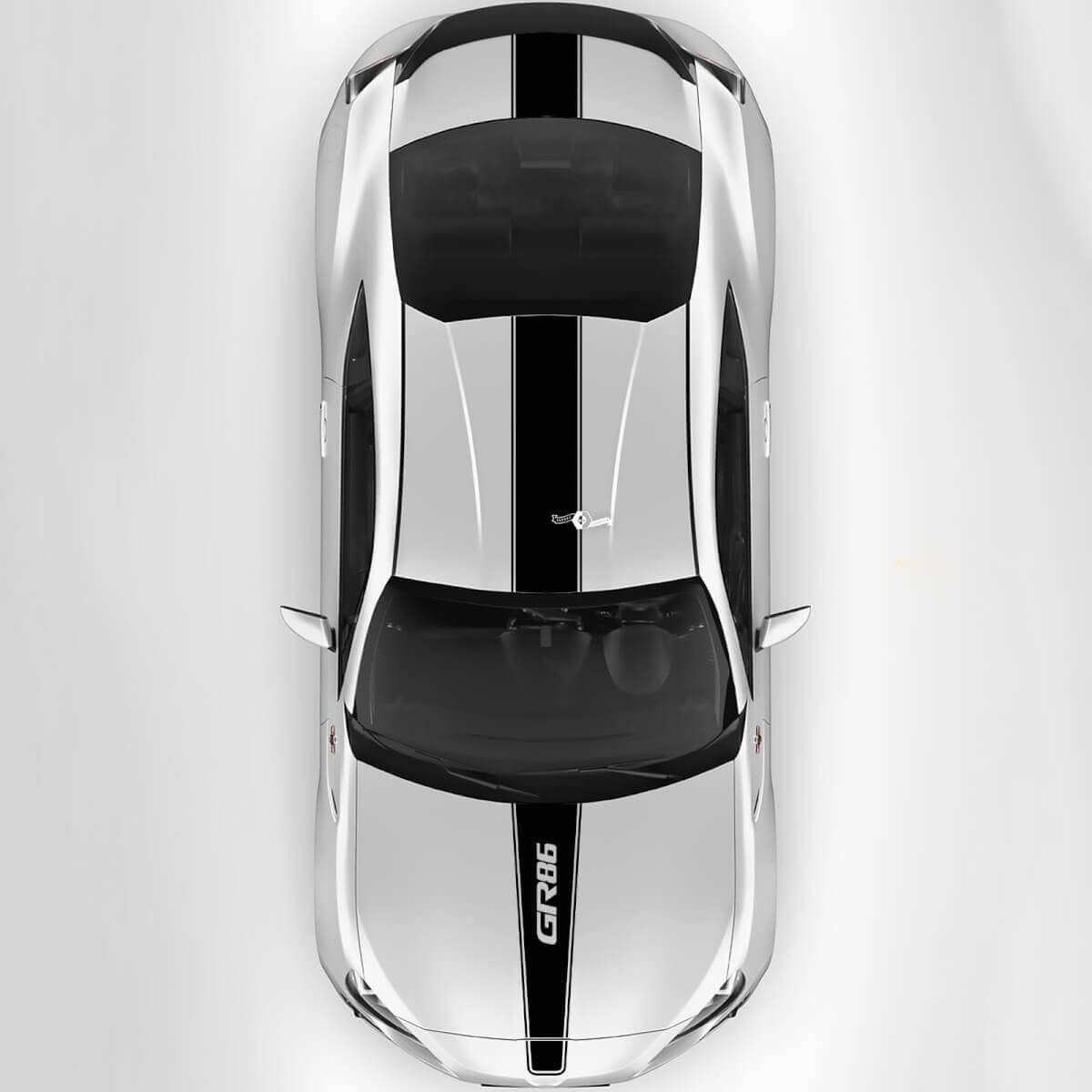 Toyota GR86 motorkap dak kofferbak Racing strepen grafische stickers stickers 4
