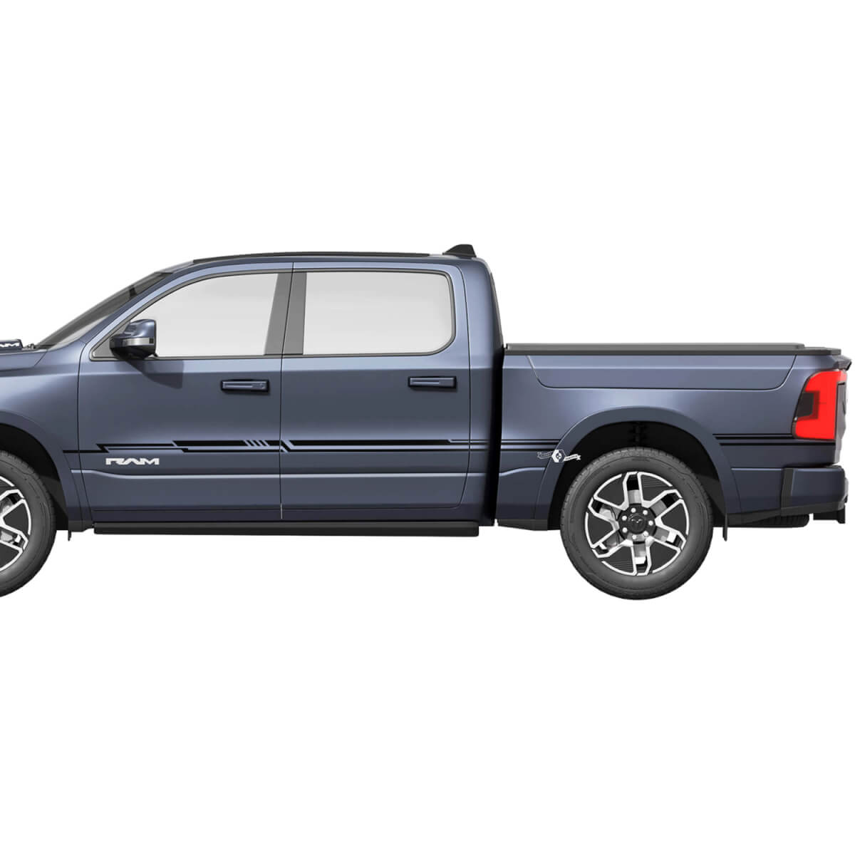 Side Pin strepen Vinyl stickers Stickers Graphics Dodge RAM 1500 REV 2
