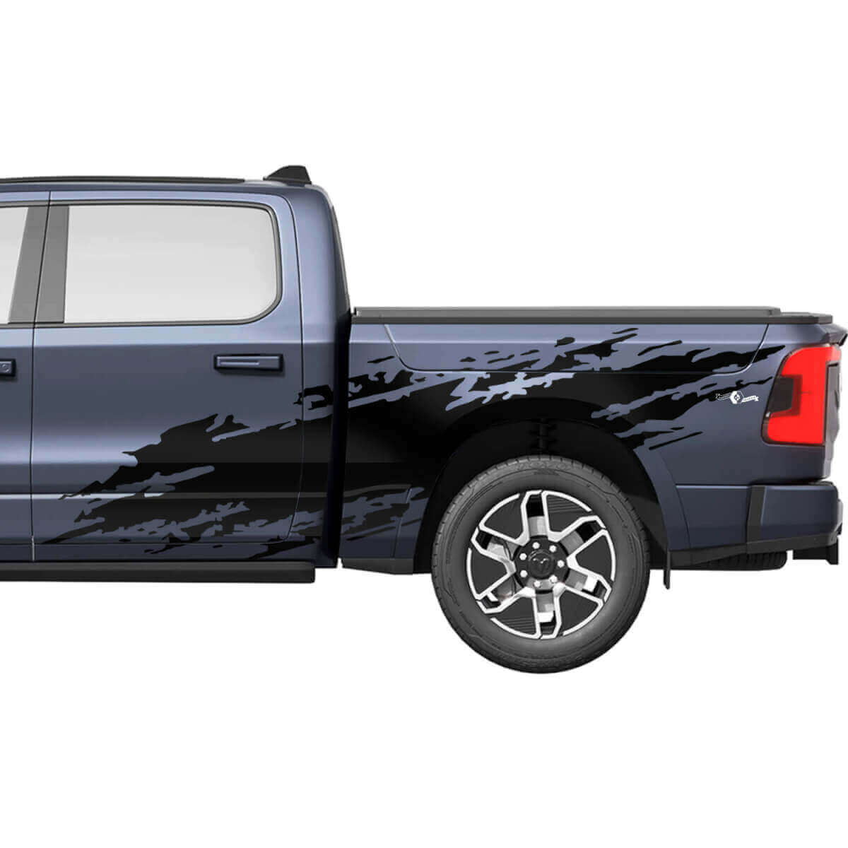 Splash zijdeuren Truck Vinyl Decals Stickers Graphics voor Dodge RAM 1500 REV

