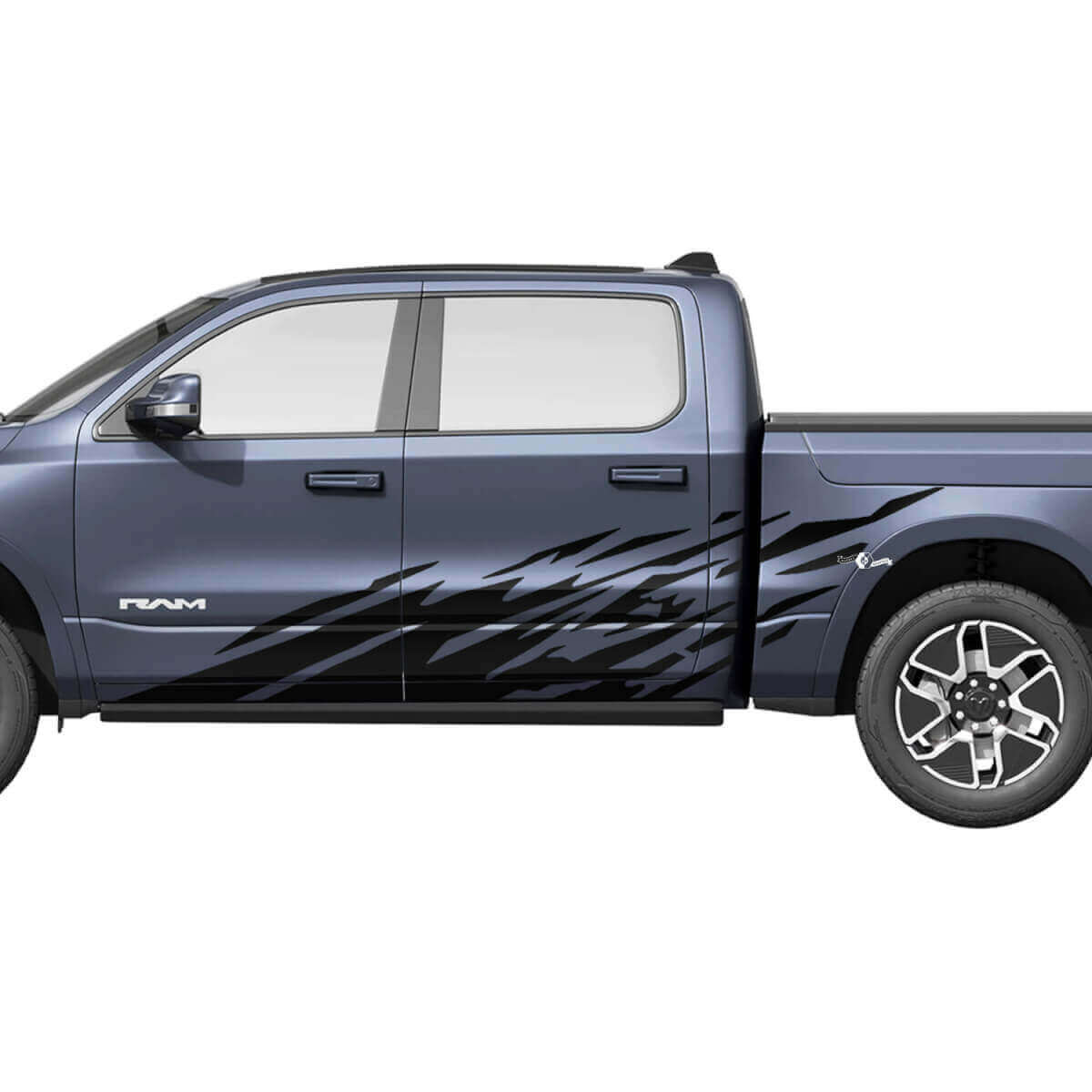 Splash Zijde Deuren Truck Vinyl Decals Stickers Graphics 2 voor Dodge Ram 1500 REV