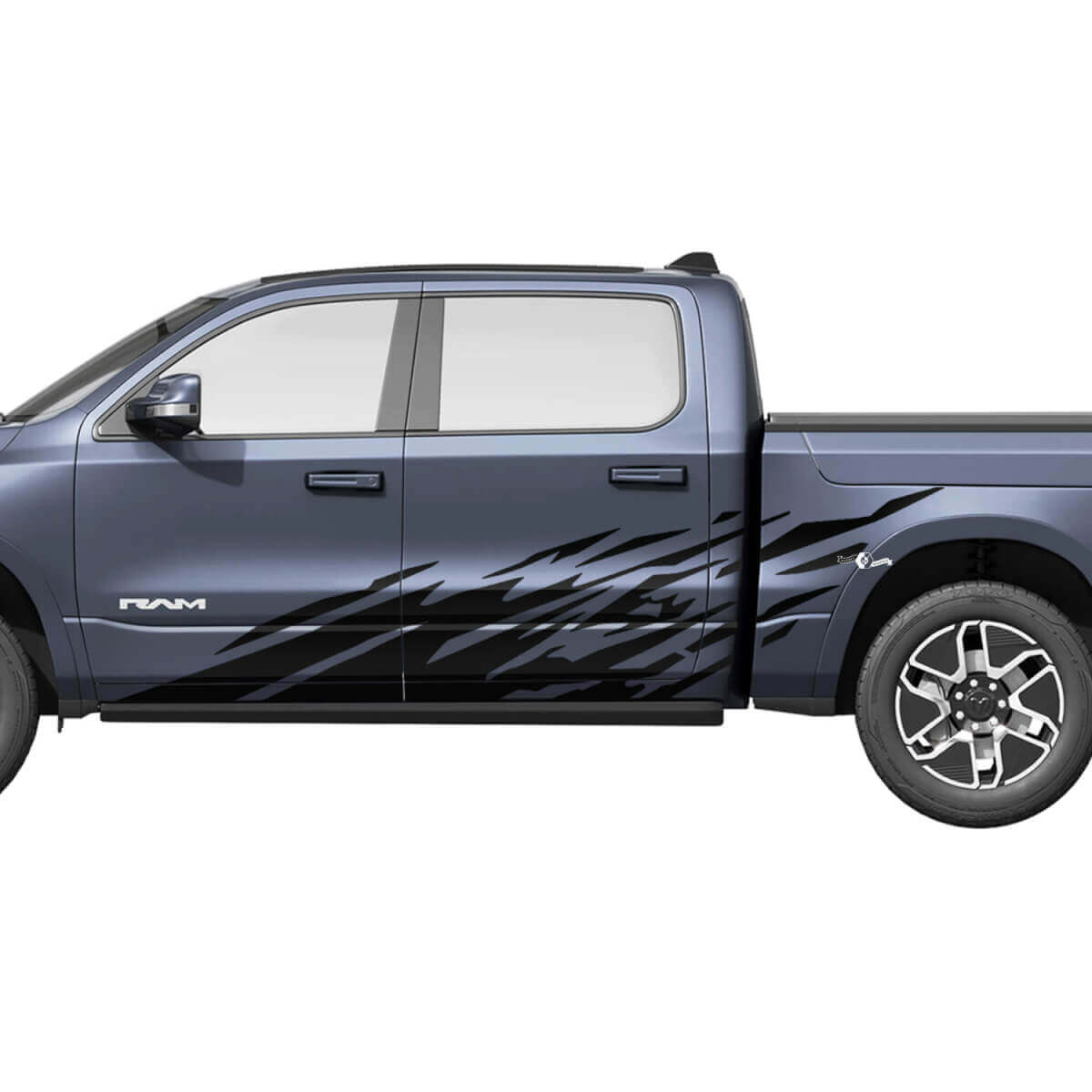 Splash zijdeuren Truck Vinyl Decals Stickers Graphics voor Dodge RAM 1500 REV 2
