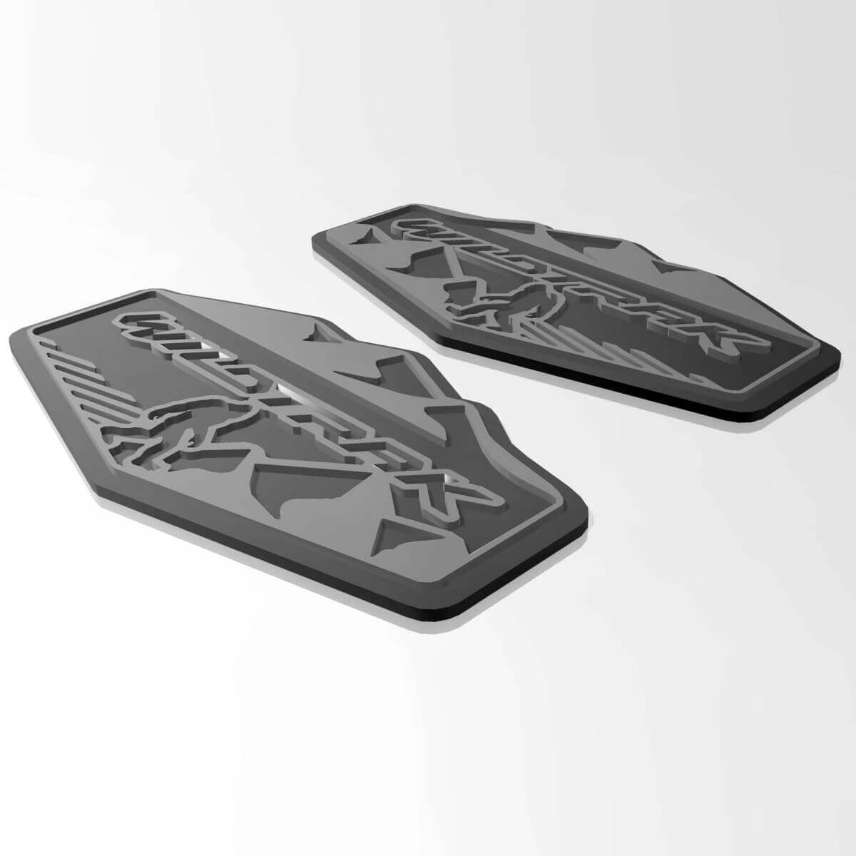 Bronco Wildtrak Bigfoot Yeti Sasquatch Spatbordbadges Achterklepembleem 3D-badge
