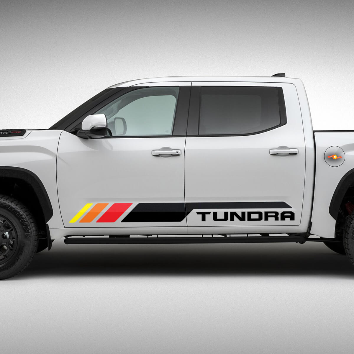 Toyota Tundra Rocker Panel Heritage Vintage Oude Stijl Klassieke Weergave Strepen Vinyl Stickers Sticker
