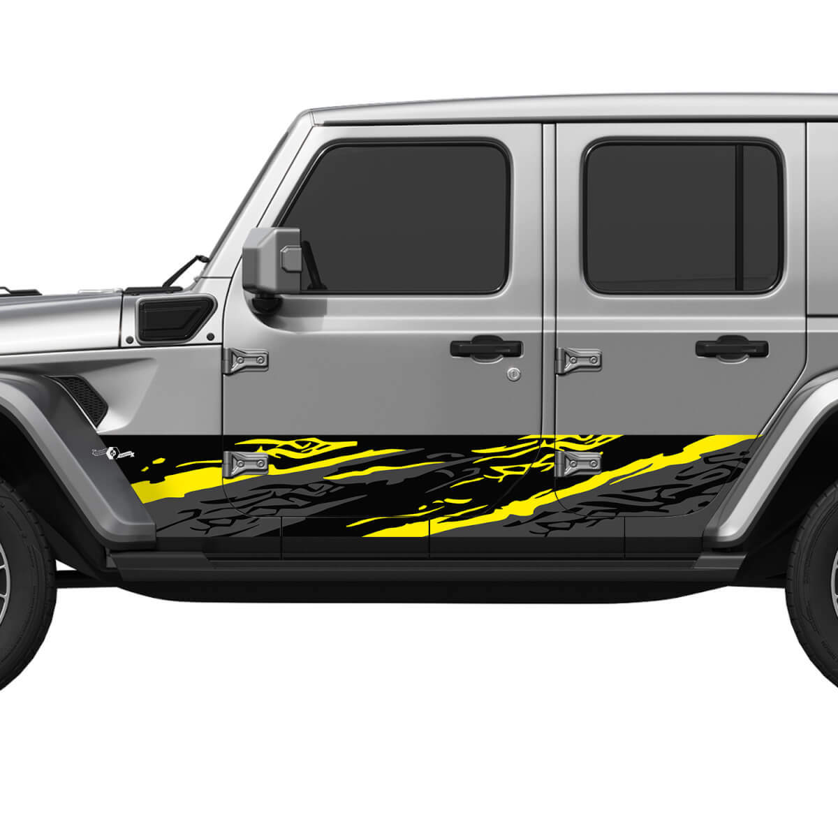 Camo Splash Wrap zijdeuren Vinyl Decal Sticker Fit Jeep Wrangler
