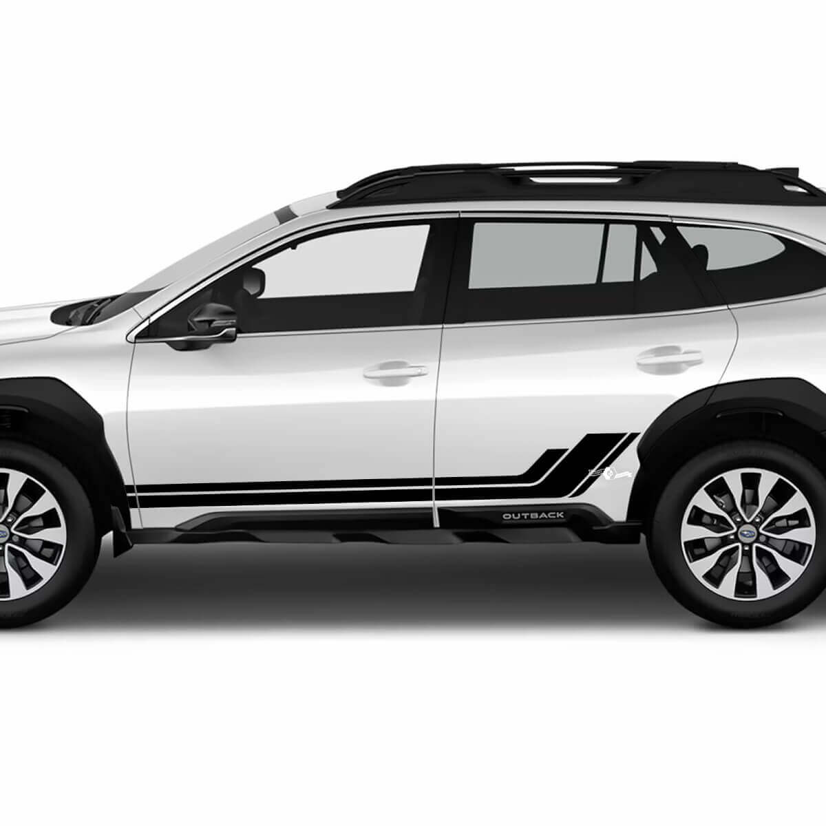 Zijrocker paneel vinylsticker sticker grafisch voor Suba outback
