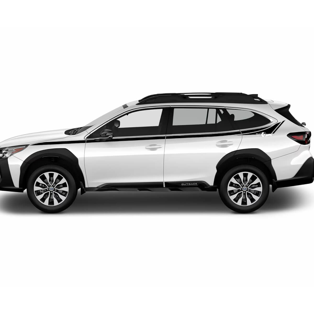 Zijkant deuren pin strepen vinylsticker sticker grafisch voor Suba outback
