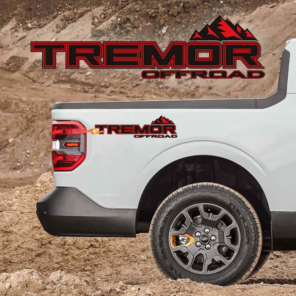 Tremor Truck Bed Side Decal Set voor Ford F250 F150 vinylstickers
