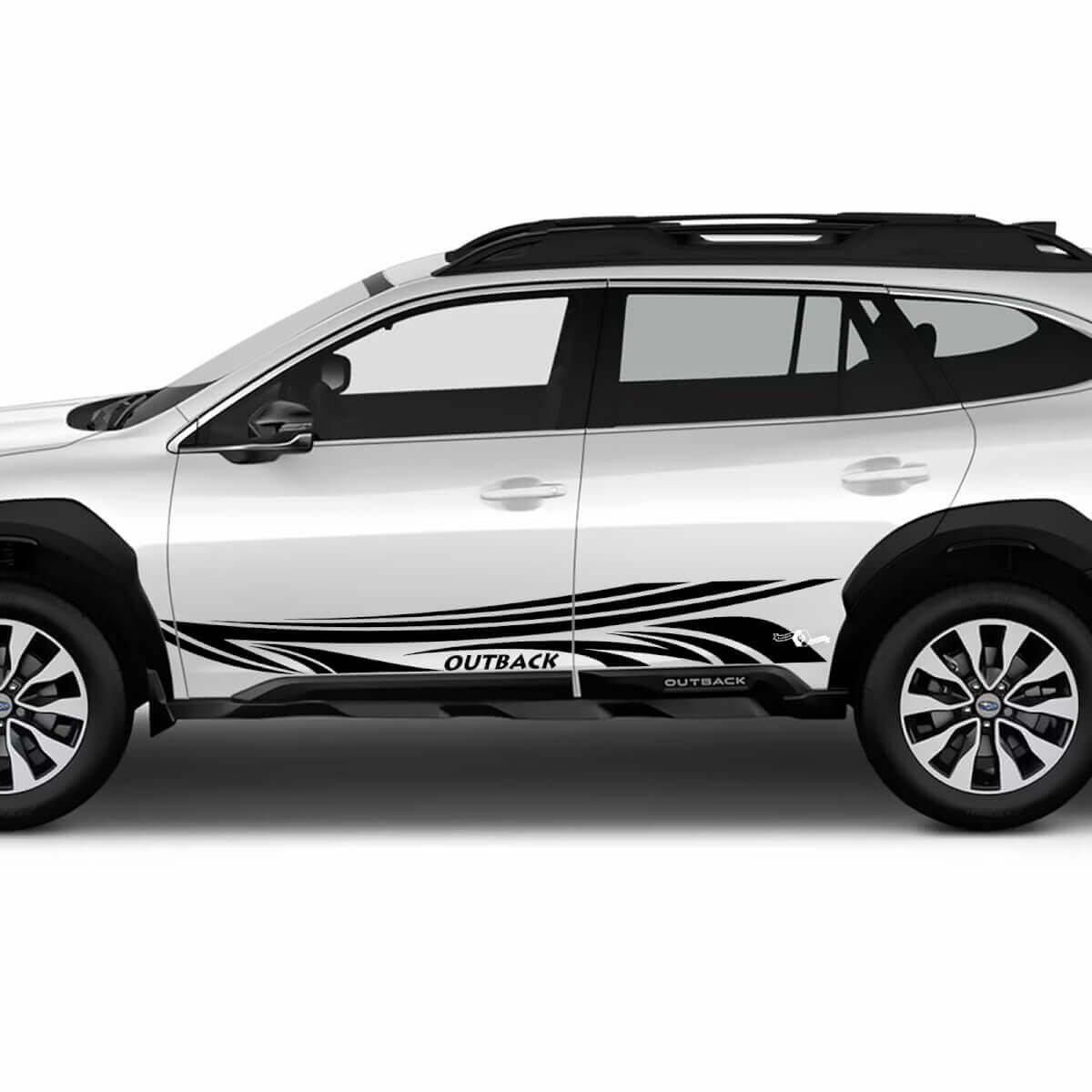 Zijdeuren tribale vinylsticker sticker grafisch voor Suba Outback
