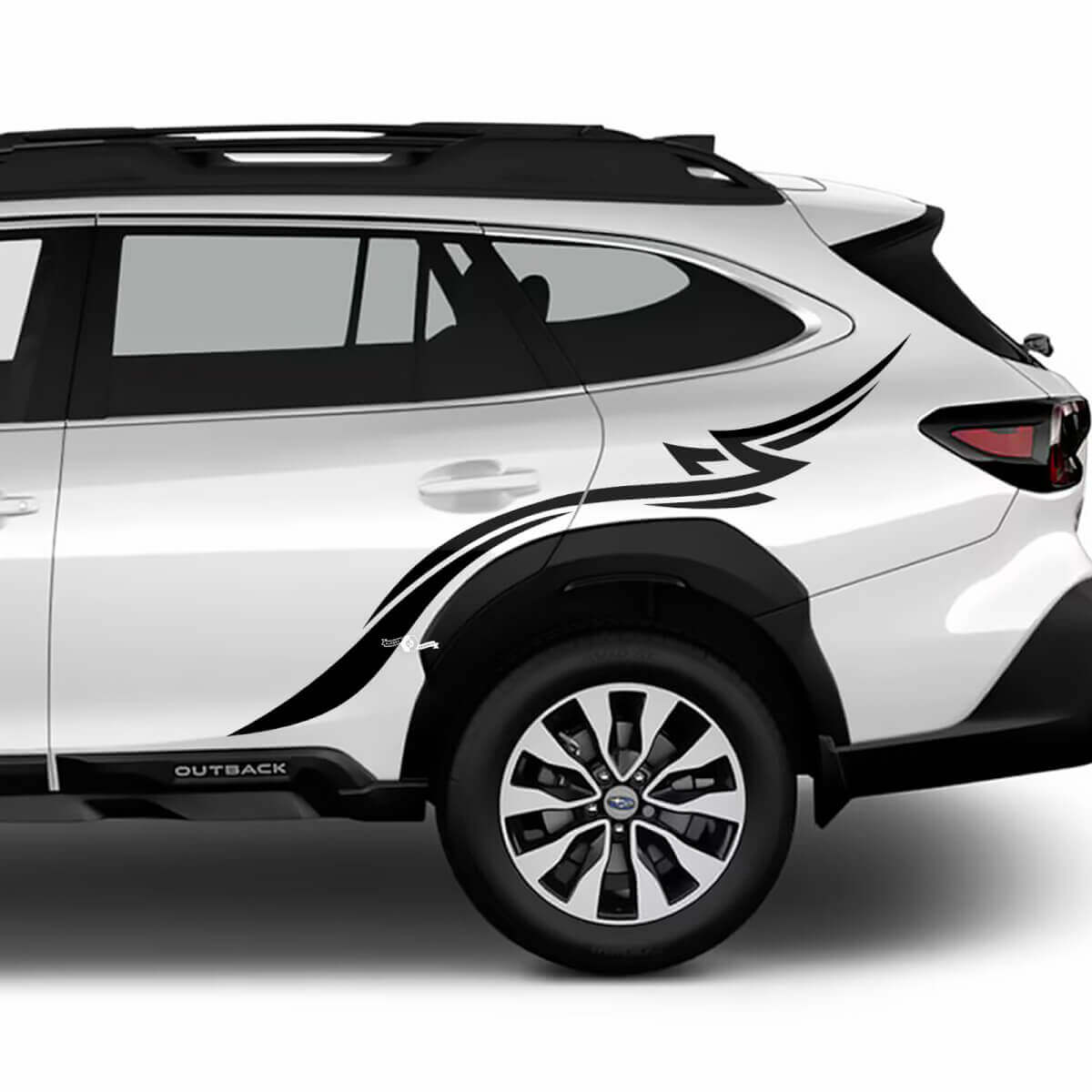 Zijzijde zijde tribale vinylsticker Decal grafisch voor Suba Outback
