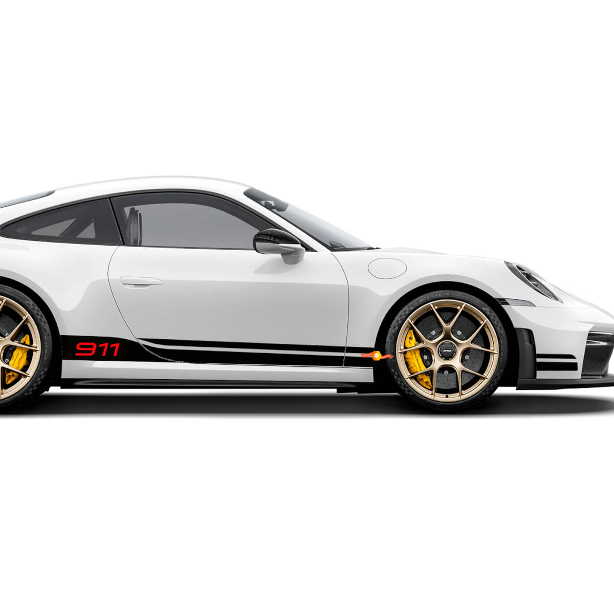 911 Porsche GT3 Side Stripes Vinyl Decal - Racing Graphics Sticker
