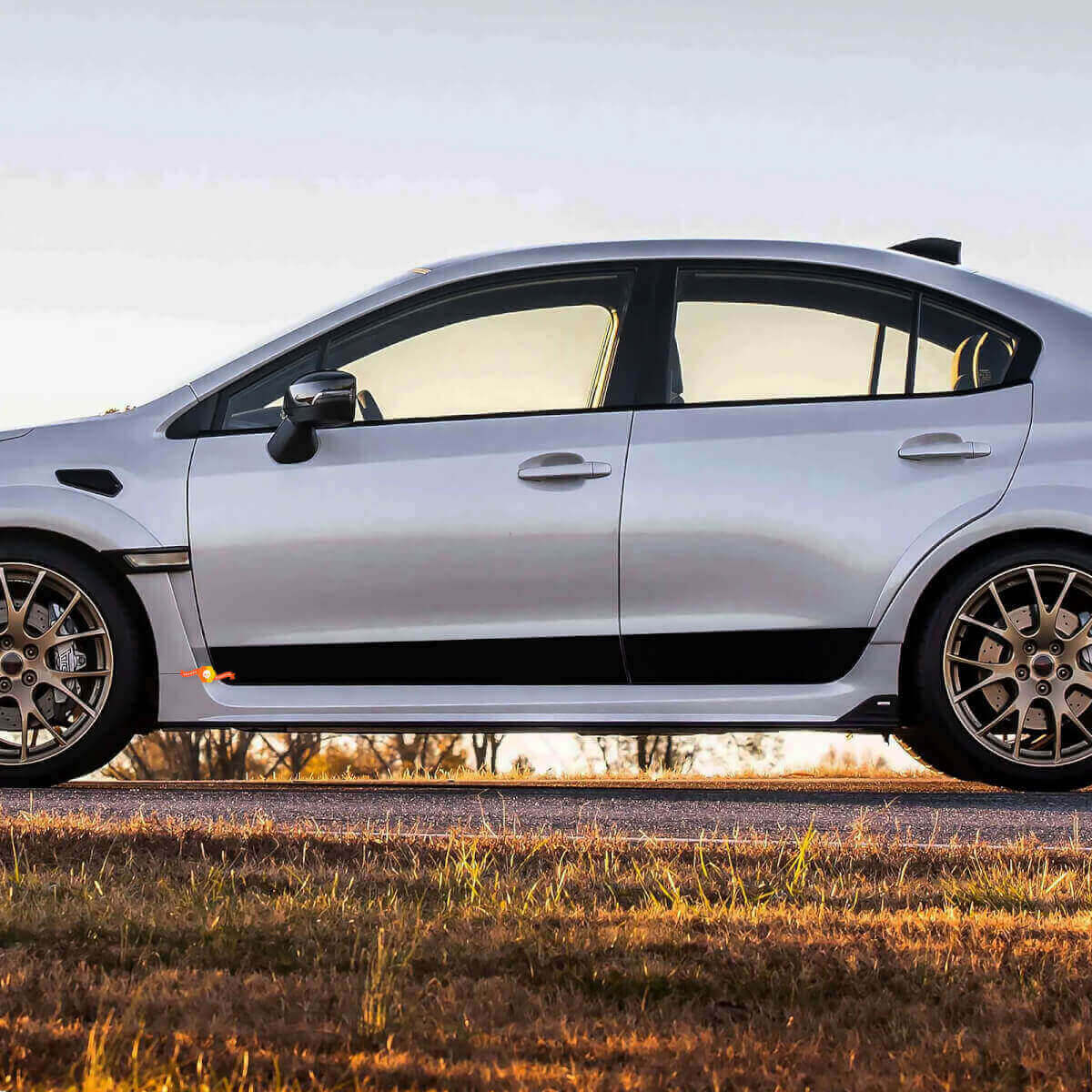 Accent Deurstrepen Vinyl Decal Kit voor Subaru WRX