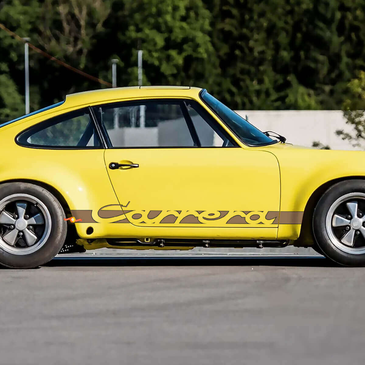 Carrera zijstreep omtrek striping Kit voor Porsche 911