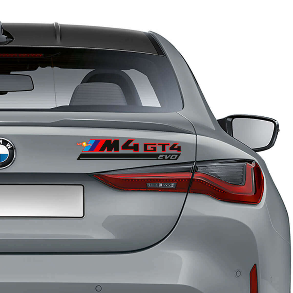 M4 GT4 EVO Stijl Achterklep Vinyl Decal voor BMW