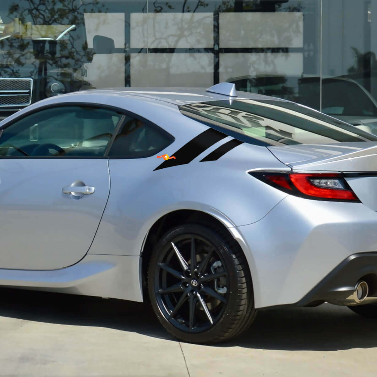 Zijde achterste spatbordstrepen grafische stickers stickers voor Toyota JR86
