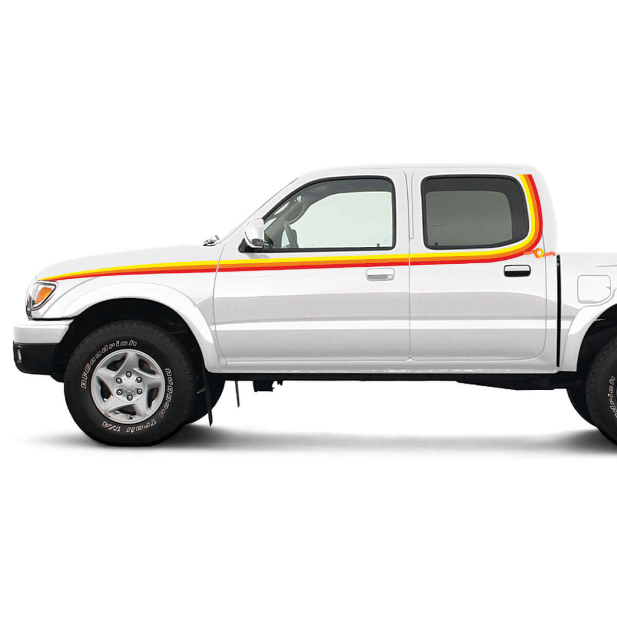Toyota Tacoma Vintage Strepen Tacoma 1995-2004 Decal Sticker

