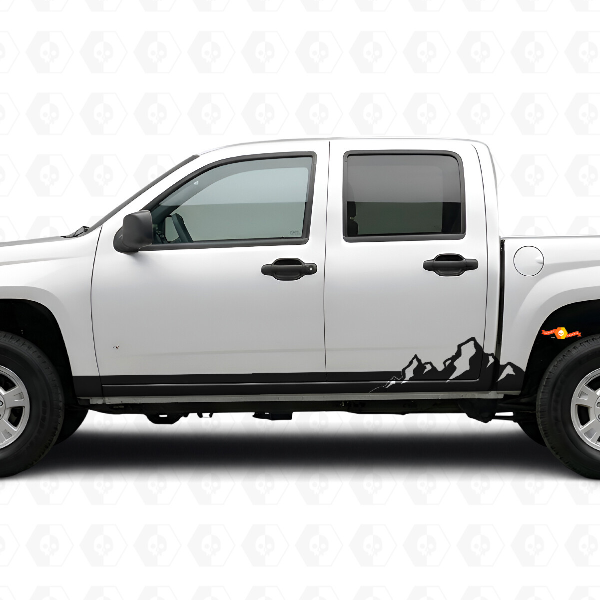 Mountain Range Deur- en Sierlijststickers voor Chevrolet Colorado 1e generatie 2004-2012