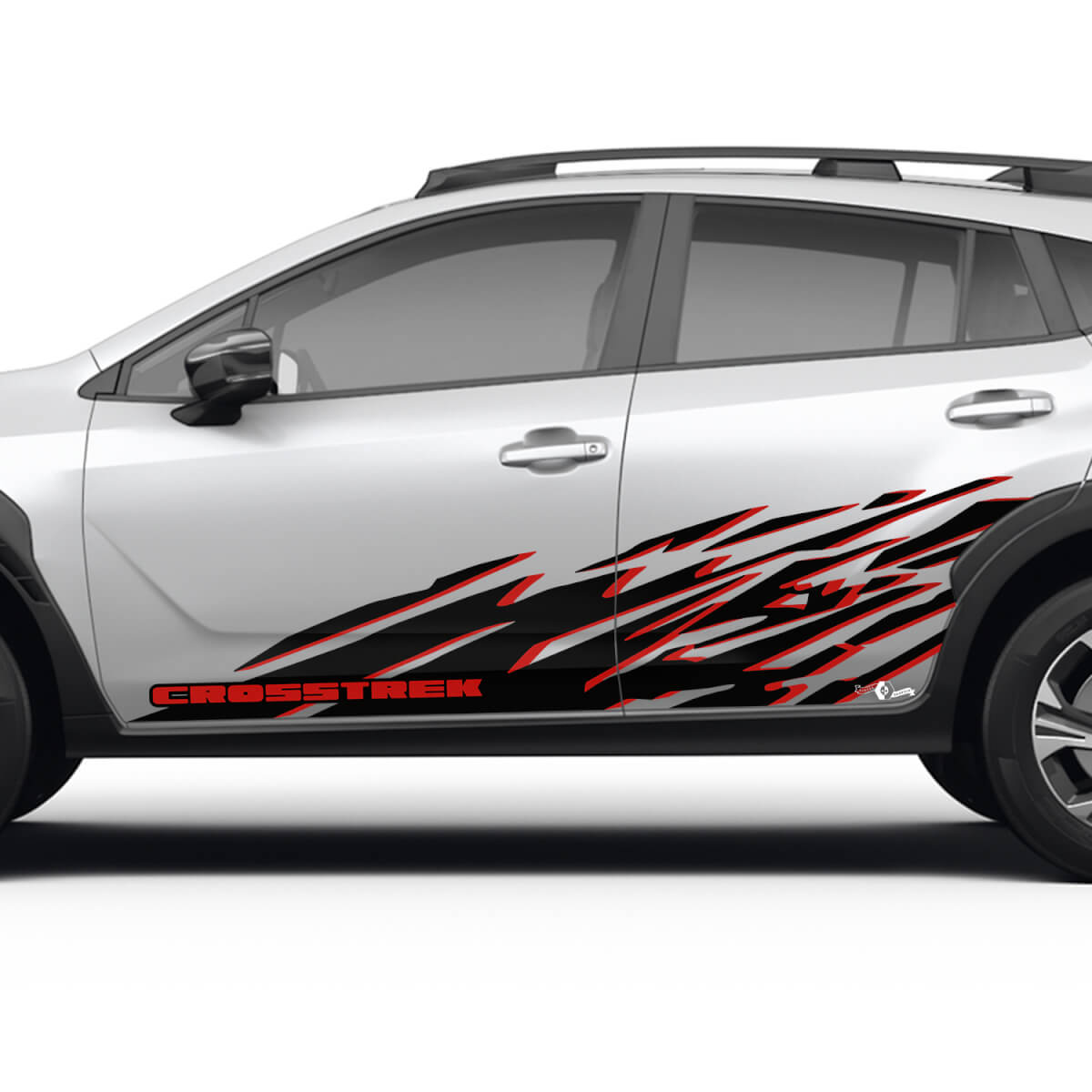 Zij deuren Splash vinyl sticker - grafische sticker Universal Fit Suba Crosstrek
