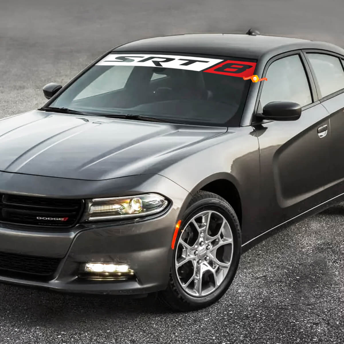 SRT 8 Hellcat voorruitlichaam sticker sticker voor Dodge Charger Srt8 Daytona
